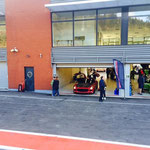 Das "Renntaxi", der Mercedes SLS AMG mit ca. 550 PS