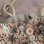 petit sac en tissu doublé - personnalisable