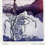 Nim, Paisagem 2, 10 x 10 cm, água forte e água tinta
