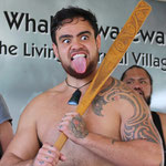 Im Maori-Dorf lernte ich einiges über die Kultur!