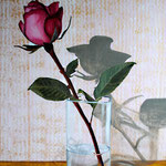 Rose Glas (2011), 100 x 70 cm, Acryl & ÖL auf Leinwand