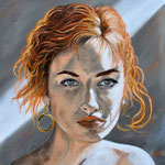 "Rays of Sunshine"! (2023), 80 x 80 cm, oil on canvas