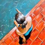 "Refresco"! (2023), 80 x 80 cm, acrylic on canvas