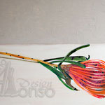 Protea (2011), 50 x 100 cm, Acryl & ÖL auf Leinwand