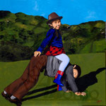 Crios en Grandiella (2008) 120 x 120 cm