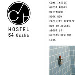 【HOSTEL 64 Osaka】 ●http://www.hostel64.com/