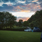 Abendstimmung auf dem Campingplatz