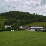 Der Campingplatz Wern Isaf Farm bei Llangollen