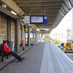 Bahnhof Enschede, rechts das Gleis der DB