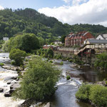 Llangollen mit Bahnhof