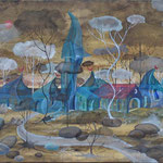 Notturno nel Bosco - 100x70 