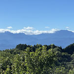 大峰方面がくっきり見えました。