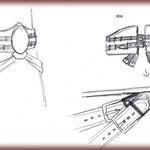 Croquis ceinture large réalisé par le Client.