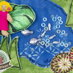 Spielbuch Tipps How to make a Quiet book Nähanleitung Pattern Stoffbuch Activtiy Buch Netzstoff Mesh Gaze