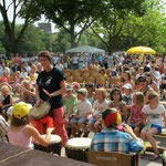 Im Kulturhauptstadtjahr 2010 feierten wir mit Schulen aus Essen, Unna, Ungarn und Vertetern aus Istanbul ein Friedensfest