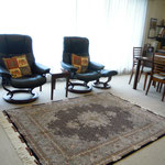 TABRIZ  wool&silk FISH ドザールサイズ
