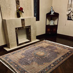 TABIZ  silk100%  FISH柄　希少なTABRIZsilk