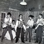 The Lucky Guys (Helmond) ca. 1959/1960 met zanger Robbie Coenraad