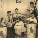 The Timor Rhythm Brothers (1950s) Reggy - father Herman Tielman - Loulou - Andy - Ponthon (bass) - Jane