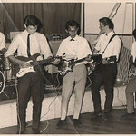 THE TOILERS - vlnr: Gerrit 'Tiger' van Hemert, Jacques Zwart, Jan van Domselaar, Gert Jan van den Born en Jacob van Donselaar.