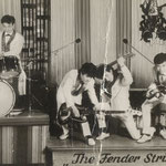 THE FENDER STRINGS in de Havana Bar, Kitzingen am Main (1962) vlnr: Vic Jut - Paul Legand - Freddy Muniaerts - Eugene Lambertus