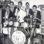 THE EVERGREENS 1964 - vlnr: Rudi Reindorp, John Wessel, Nos Lapré, Tony Turpijn en Rudi Wunderlich. 