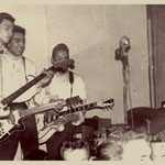 THE HAP CATS 1958 vlnr: Emiel Dutrieux - Jack van Beek - Rob Boekholt - Henk Greven