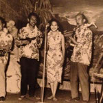  Rudi Wairata & his Hawaiian Minstrels - vlnr: Rudi Wairata, Finus Wattimena, Ilse Hollard, Charlie Kuipers en Job Young
