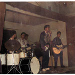 THE HAP CATS  vlnr: George Brunings - Vic Boekholt - Joop Ketting Olivier - Jack van Beek - Rob Boekholt 