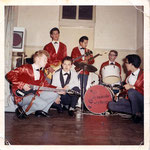 THE DYNAMIC STRING (1963) vlnr: Rob Jansen - Bob Schenkhuizen - Roy v.d. Merwe - Niels Kolmus - Jan Veth - Blaise Kolmus