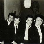 THE ORCHIDS vlnr: Ronny Celosse - Willy Muys - Theo Bijl - Albert van Haasen (fotocollectie: Fred Hasenknopf)