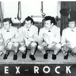 REX ROCKETS 5 vlnr: Bennie Latoel - Rinus van de Berg - Peter Wezepoel - Rex von Harras - Albert Priegelaar