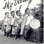 THE SKY DEVILS vlnr: Chris Fronik - Frank v.d. Eeckhout - Roy v.d. Eeckhout - Ferry v.d. Eeckhout