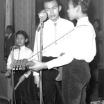 THE COOKES - Dynamic Club in Amicitia, Den Haag 5 jan. 1963 - vlnr: George, James en Arthur Cooke