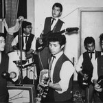 THE BLACK STRANGERS 1961 vlnr: Don Sigarlaki - Ron de la Rambelje - Ed Sigarlaki - Nana Smith - Hendrik Burghardt - Johnny Pessey