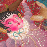 ポポトピアあっぷっぷパレード - 足立絵美 日本画展