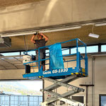 Leuchtentausch, Umstieg auf LED in KFZ-Halle, Rietz