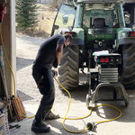 Stromaggregat betrieben mit Zapfwelle von Traktor