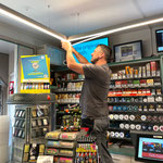 Montage und Installation von LED-Balken in Trafik, Telfs