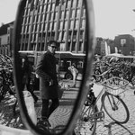 Man in the mirror. Groningen.