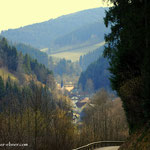 ein letzter Blick nach Waldbach, bevor es hinein in den....