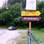 Start am Parkplatz beim Kalvarienberg...
