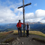 .....angekommen am Gipfel des Rinsennock (2334 m)......