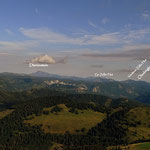 ...Blick Richtung Nordwesten zeigt den Dürrenstein und den Gr. Zeller Hut....