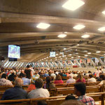 Messe in der Basilika Pius X