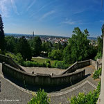 ....Blick vom Beethoventempel in Richtung Stadt....