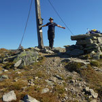 am Gipfel des Seckauer Zinken - 2397 m, Sicht perfekt