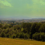 ein Blick zurück auf St. Leonhard am Forst