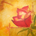 Rose, 70 x 100 x 1,8 cm, erstellt 02/2008