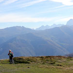 Depuis le Col de Souperret, vue sur les monts d'Ossau.